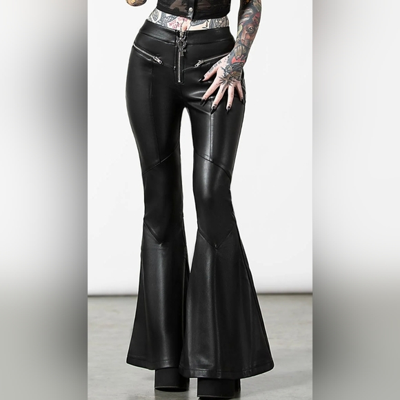 ISO -- Desperately seeking Killstar Dark Nebula flared trousers in xs or s. - Picture 3 of 3
